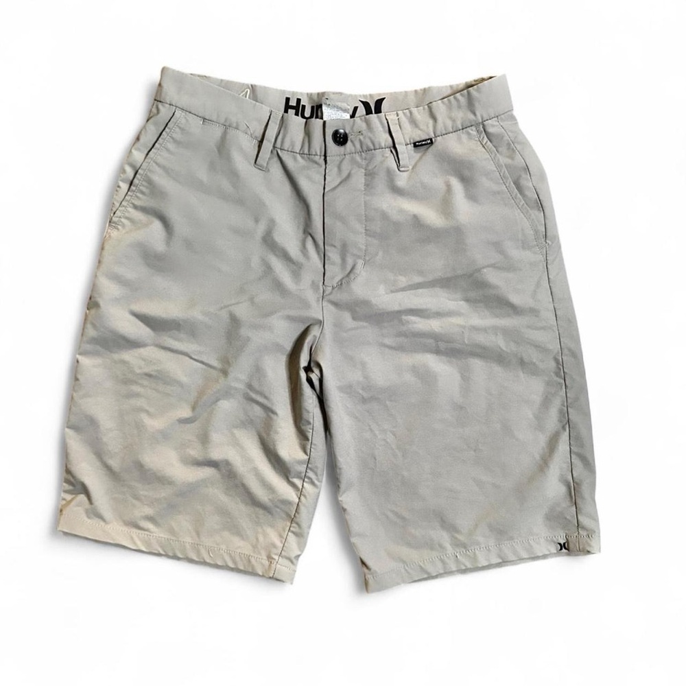 Hurley Men's Tan Flat Front chino Shorts